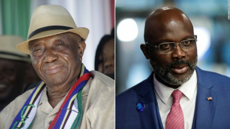 Liberia presidential election heads for run-off vote