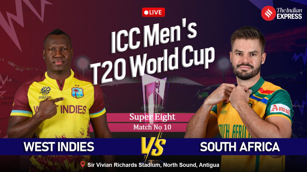 West Indies vs South Africa Live Score, T20 World Cup 2024: Maharaj drops Chase, WI – 47/2 | Cricket News