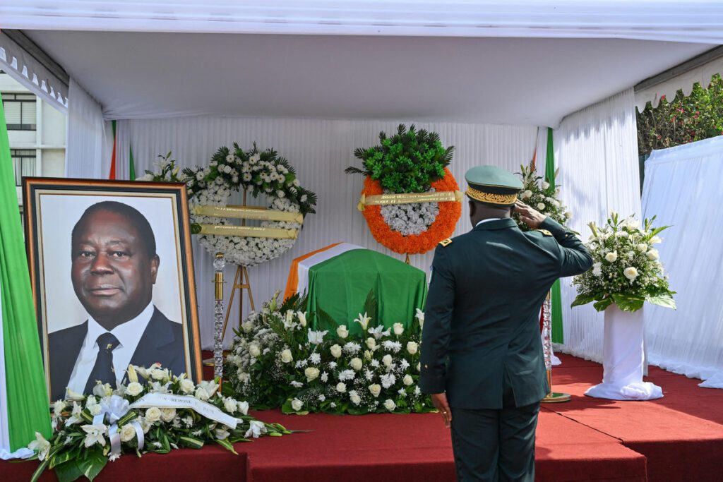 Ivory Coast's ex-president Bedie buried 10 months after death