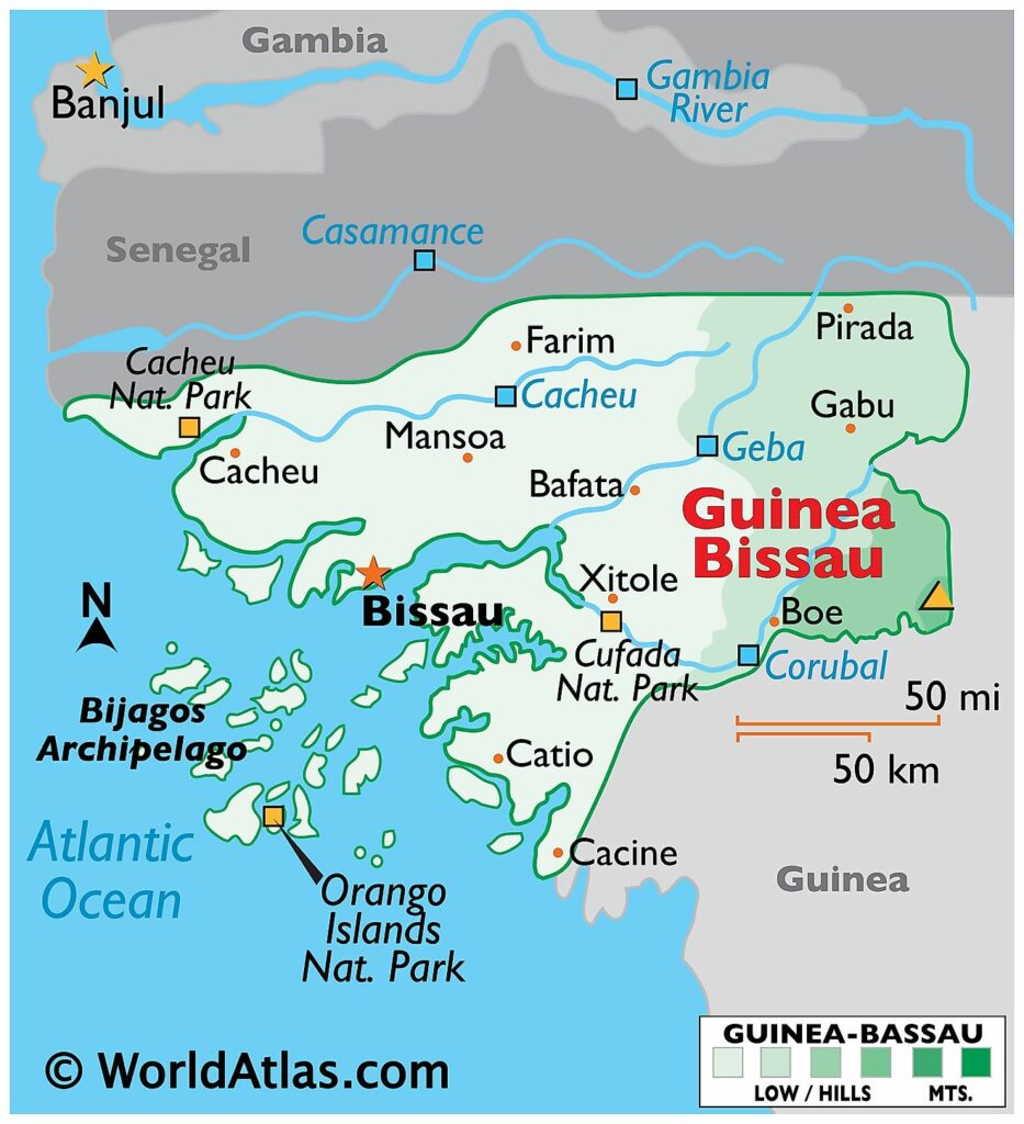 Guinea-Bissau Maps & Facts - World Atlas