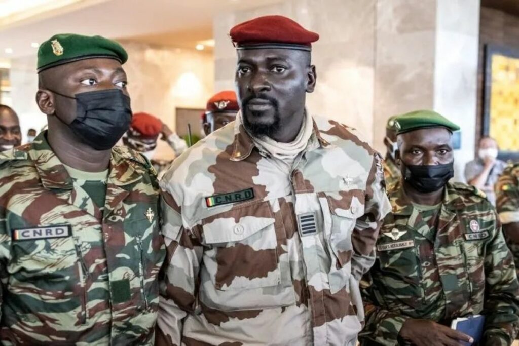 Guinea's military junta dissolves government and seals borders