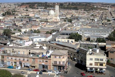 Looking north across Asmara, Eritrea (file photo).