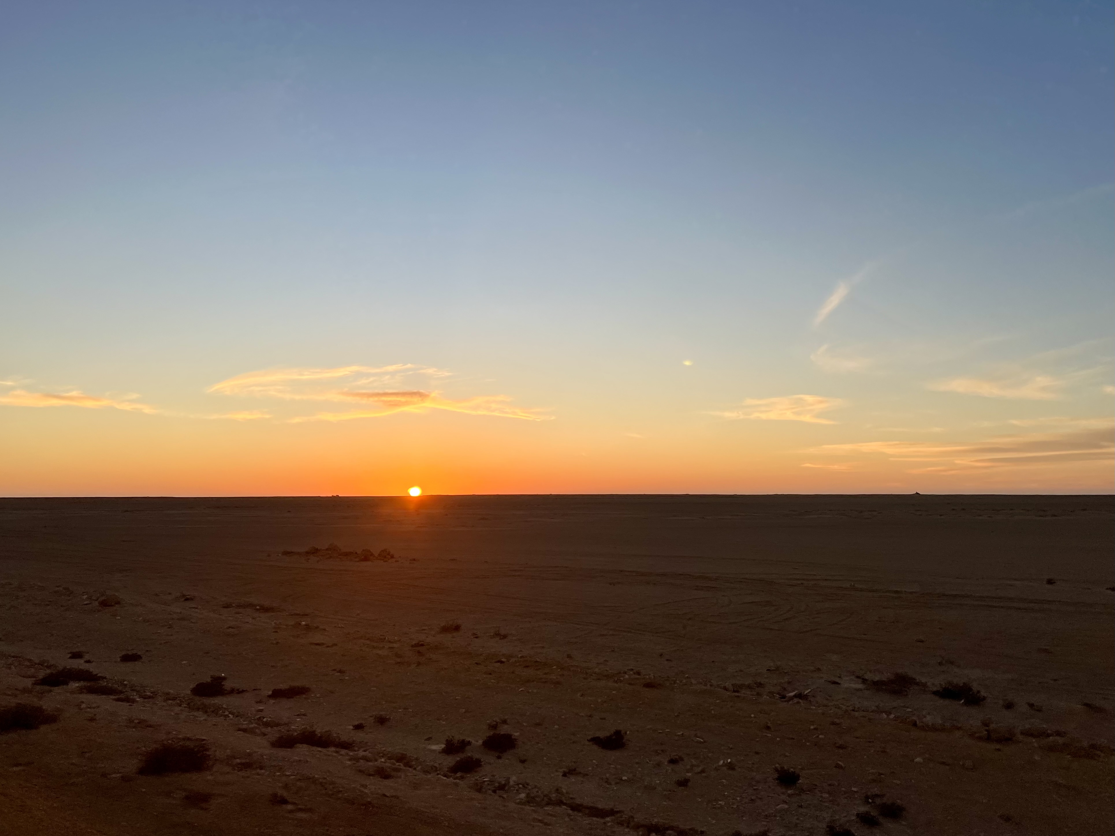 Jake Thorpe cycling across the Sahara