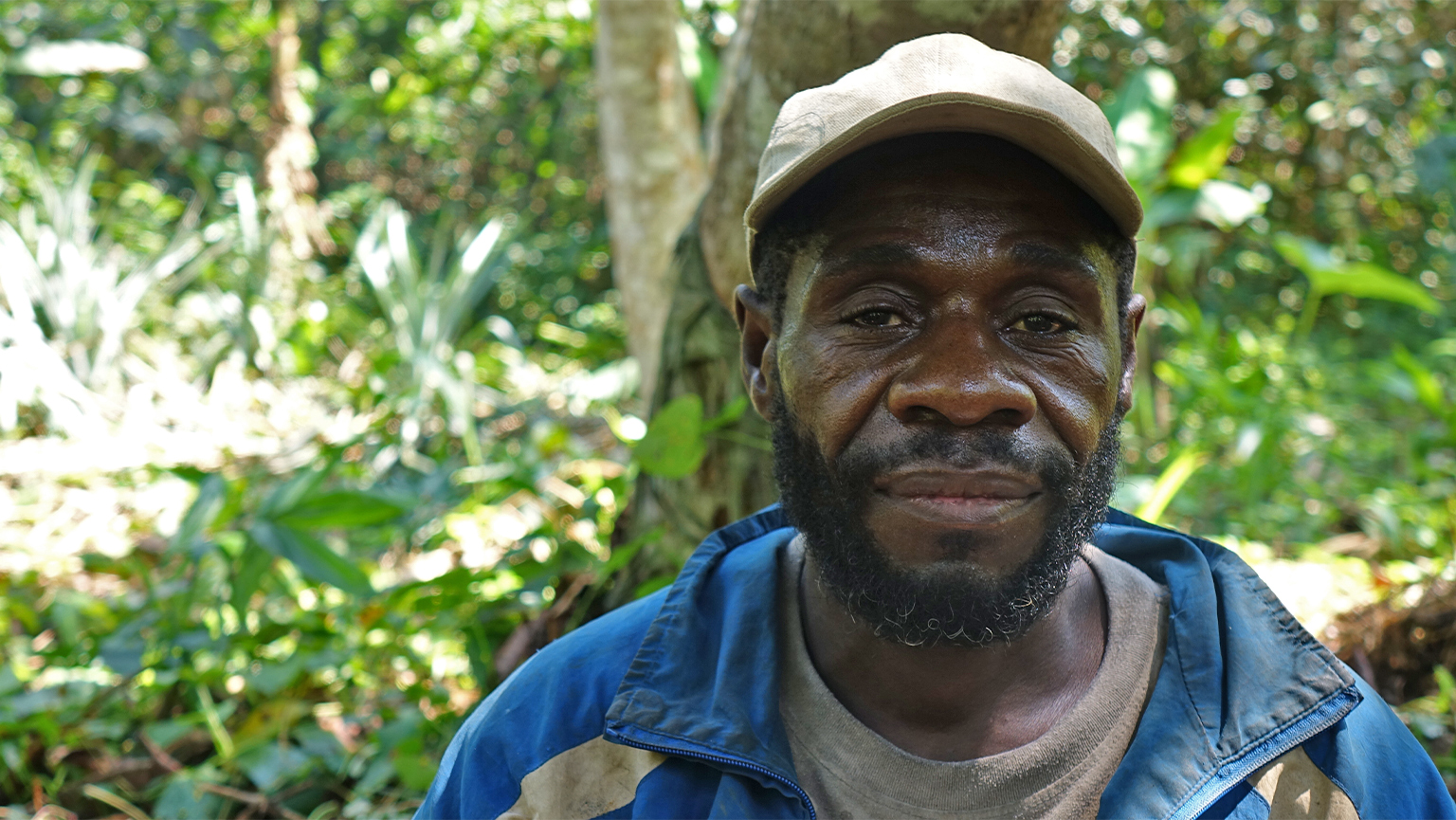 Gara, a Baka man who was brutally assaulted by rangers from Odzala Park.