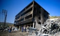 A building destroyed in an Israeli airstrike in Wadi Jilo, Lebanon.