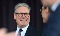 Keir Starmer at a D-day commemorative event in Portsmouth on Wednesday