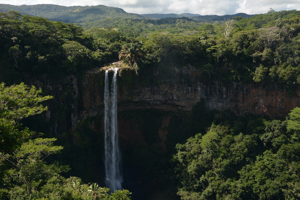 Waterfall, Black River Gorges National Park.