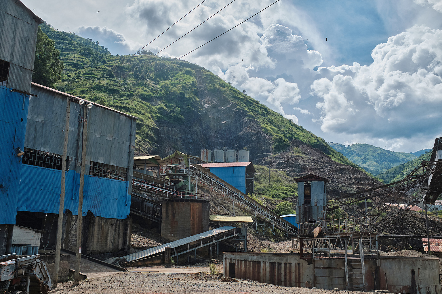 In Kilembe, where Falconbridge’s ghostly remains are ubiquitous, rickety mining infrastructure dots the hillside