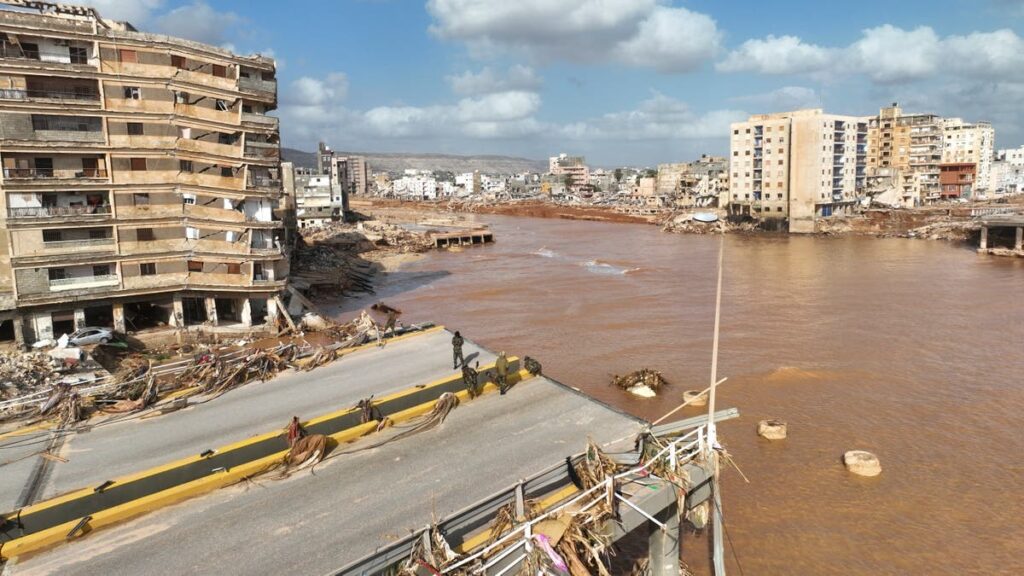 Satellite images show scale of Libya floods devastation as mass graves used after Storm Daniel