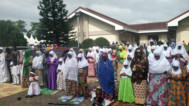 Muslims celebrate Eid Al Adha at the Takoradi Ghana Stake Center.