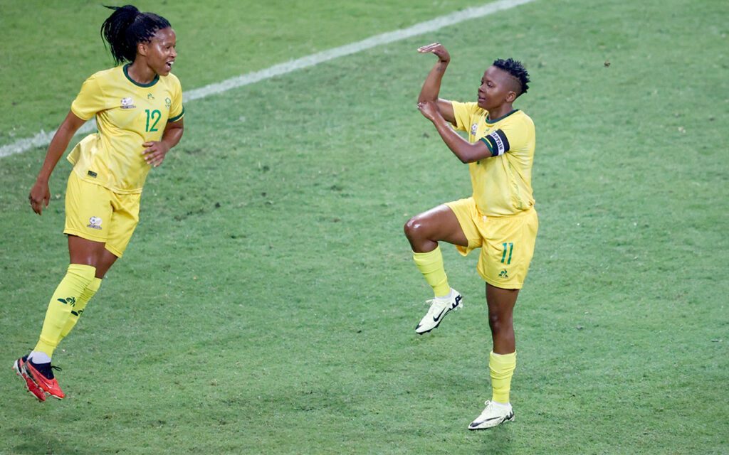 Banyana Banyana skipper Thembi Kgatlana Seals South Africa’s 3rd Round Olympic Qualifier Against Tanzania