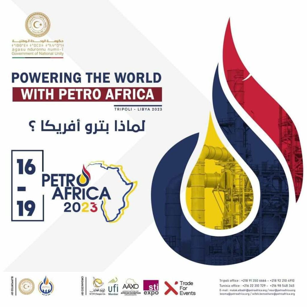 Petro Africa Libya 2023 Exhibition and Forum will be held in Tripoli from 16 to 19 October