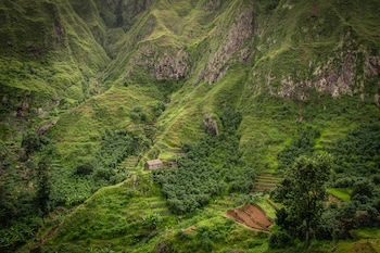 Some regions are dry and arid, others lush and mountainous