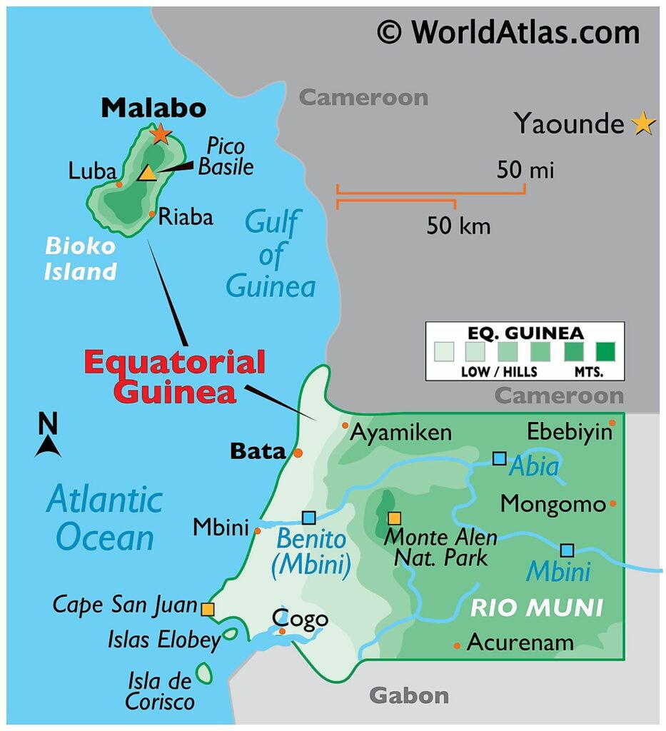 Equatorial Guinea Maps & Facts