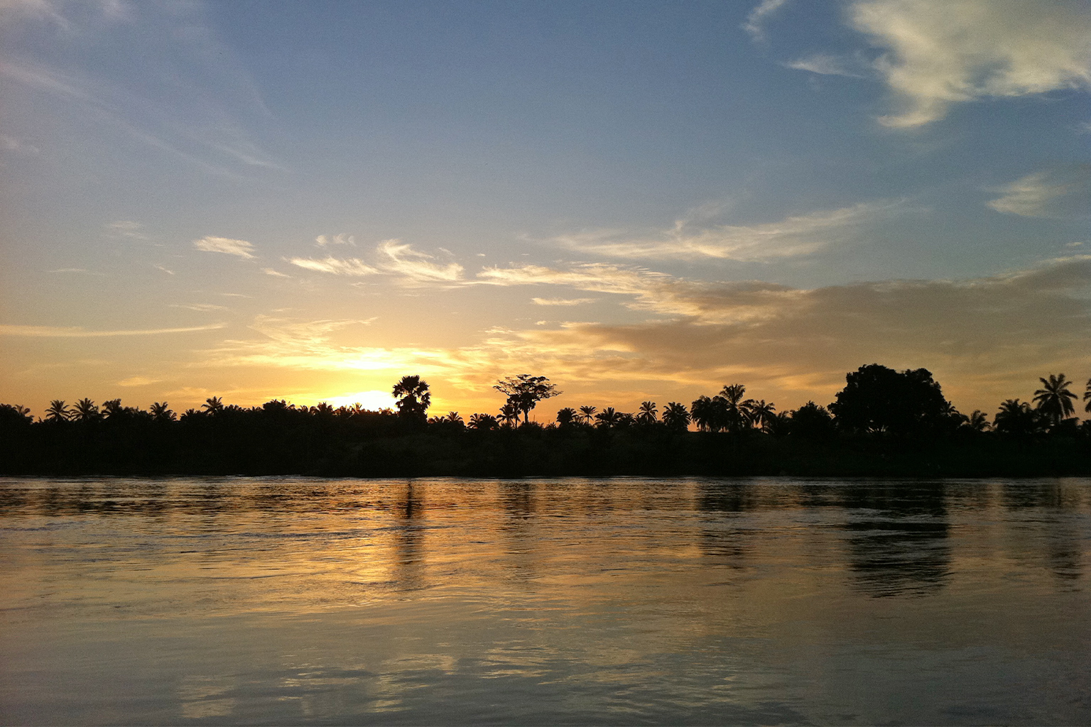 The Kasai River in DRC. 