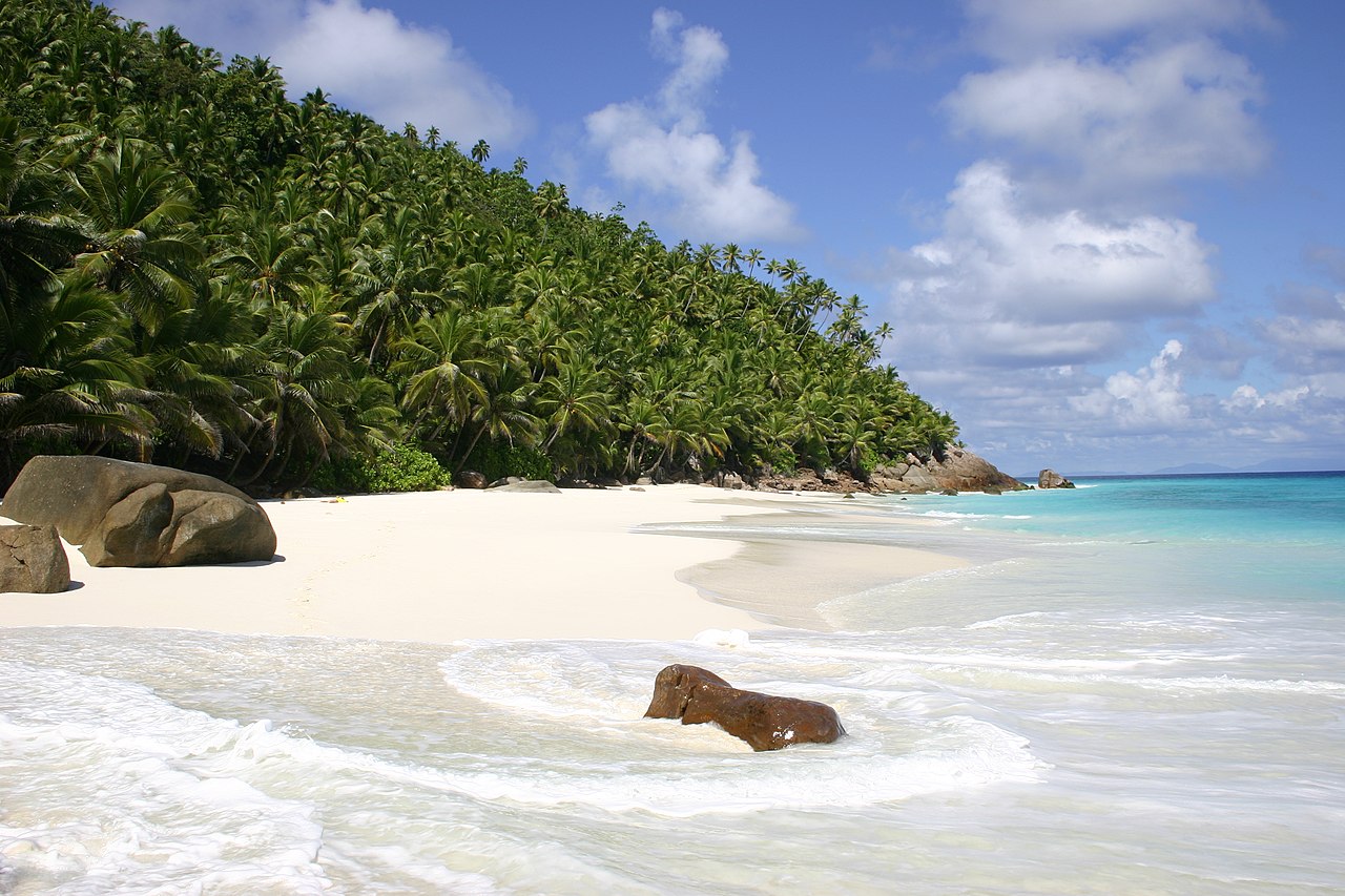 A headless woman supposedly roams the coast of Fregate Island keeping the shores safe.