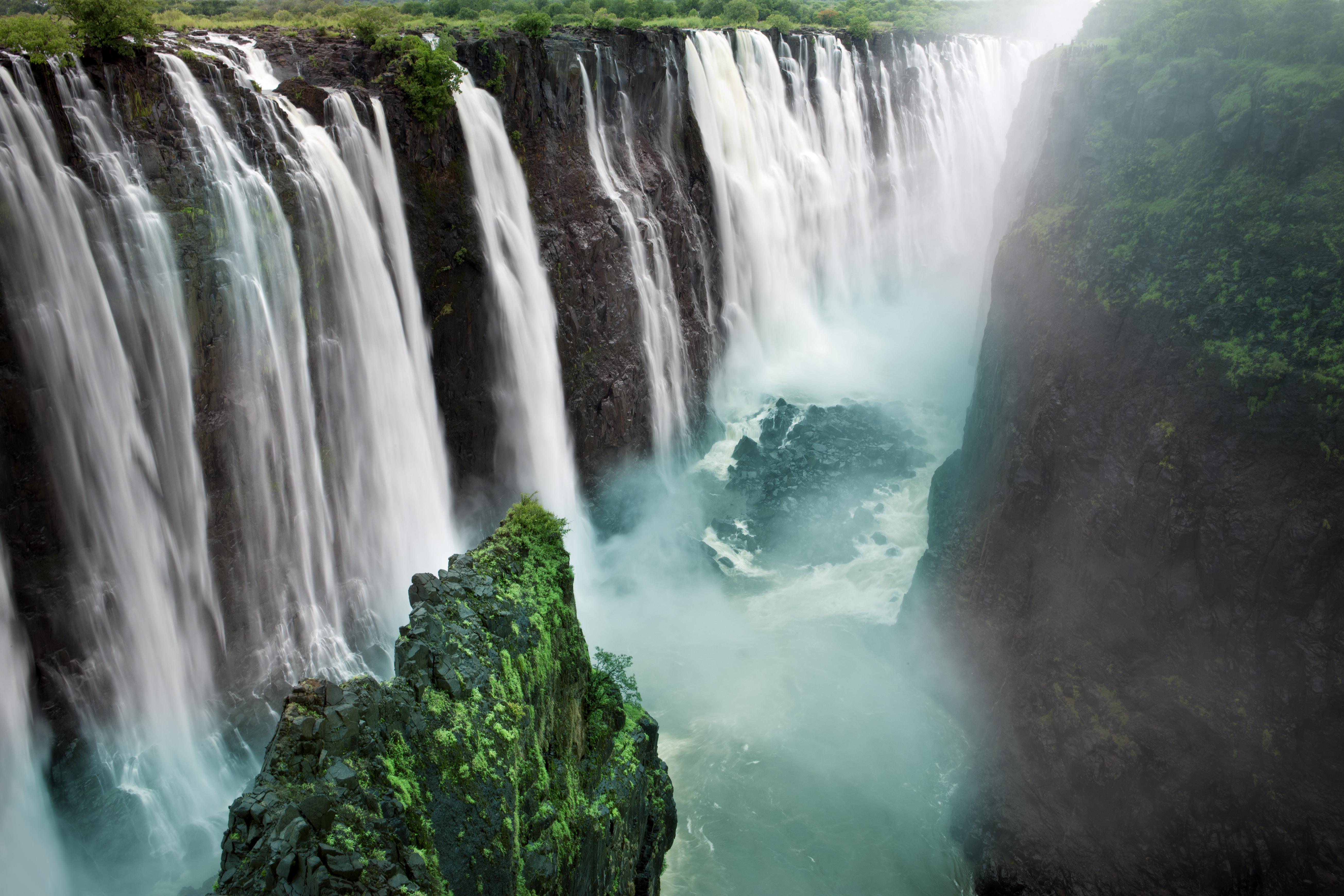 Victoria Falls on the border of Zambia and Zimbabwe