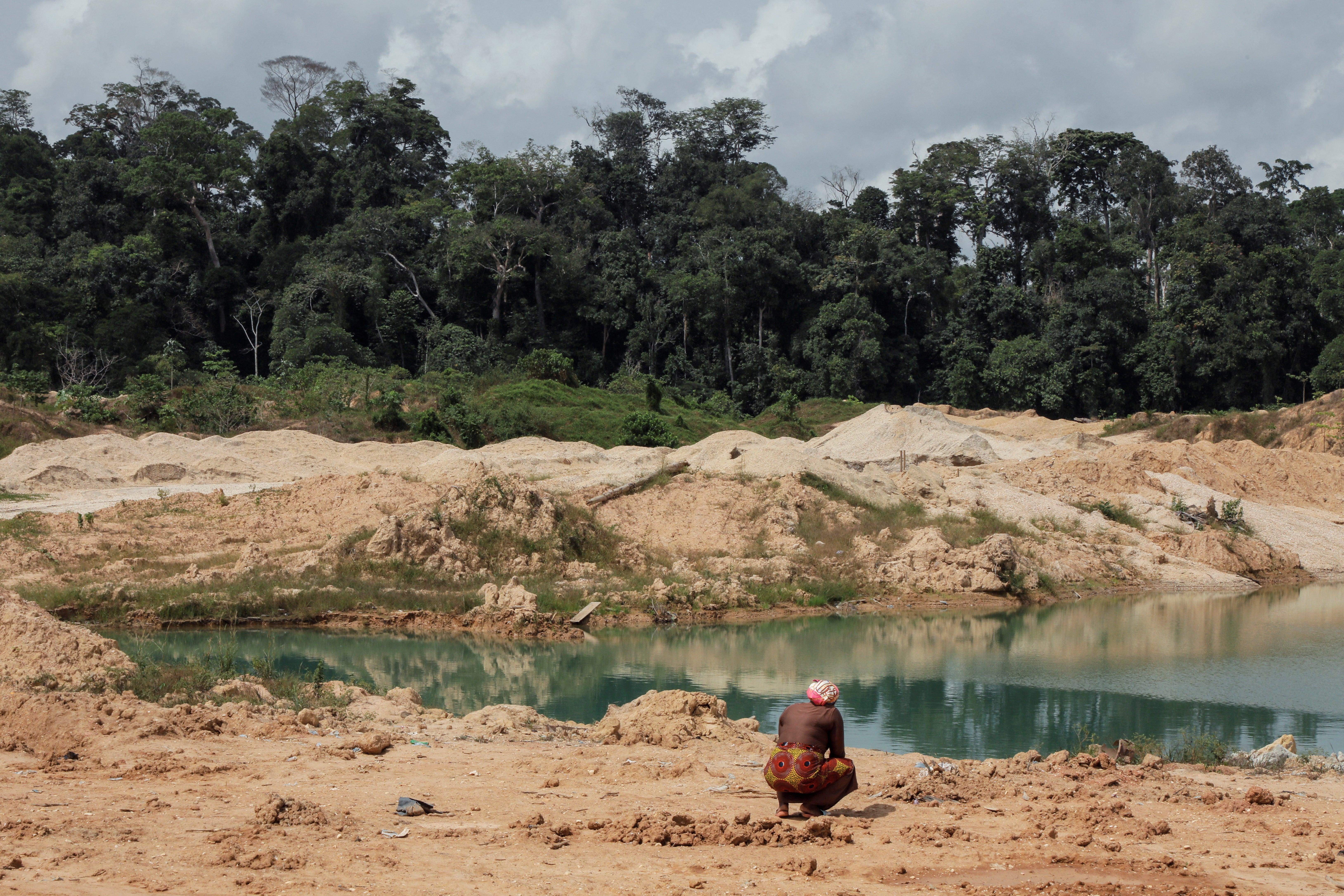 Gyamfi arrived at her farm one day last summer to find it blocked by armed guards