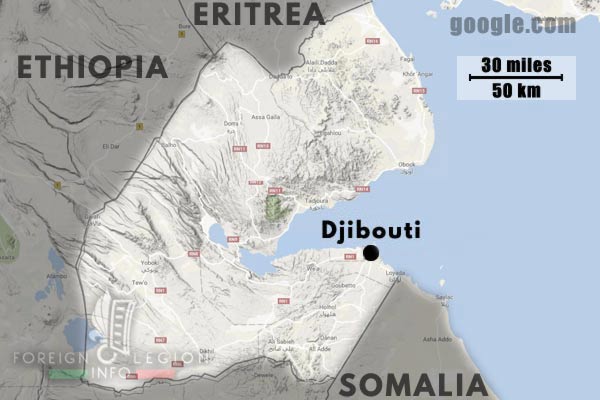 Africa - Djibouti - Map