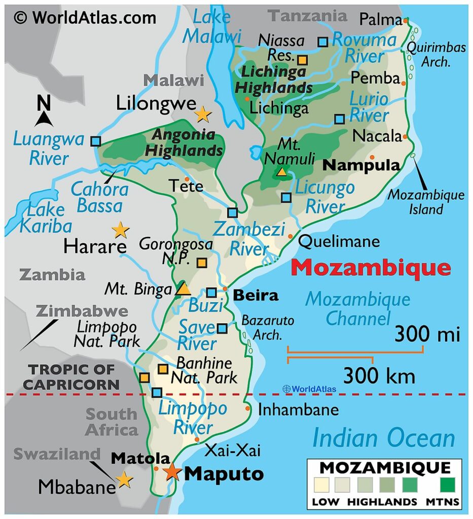 Mozambique Maps & Facts - World Atlas