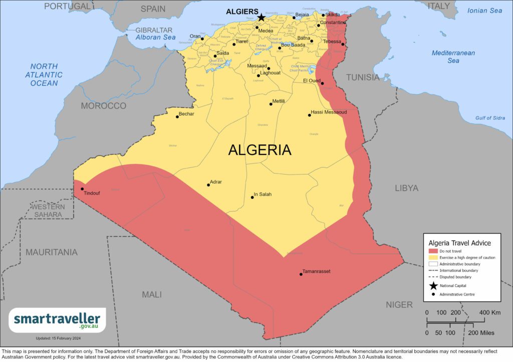 Algeria map