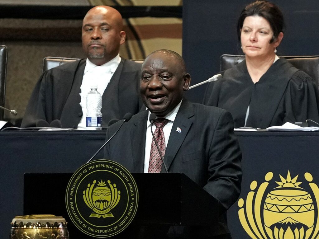 Cyril Ramaphosa re-elected South African president after ANC, DA reach deal | Politics News