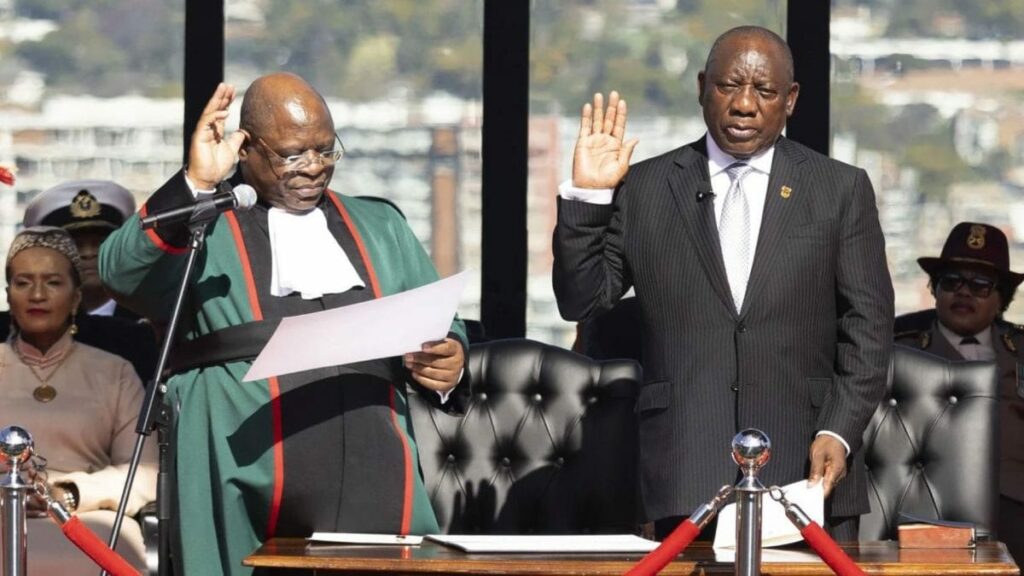 Cyril Ramaphosa starts second term as South Africa President with help from coalition parties – Firstpost