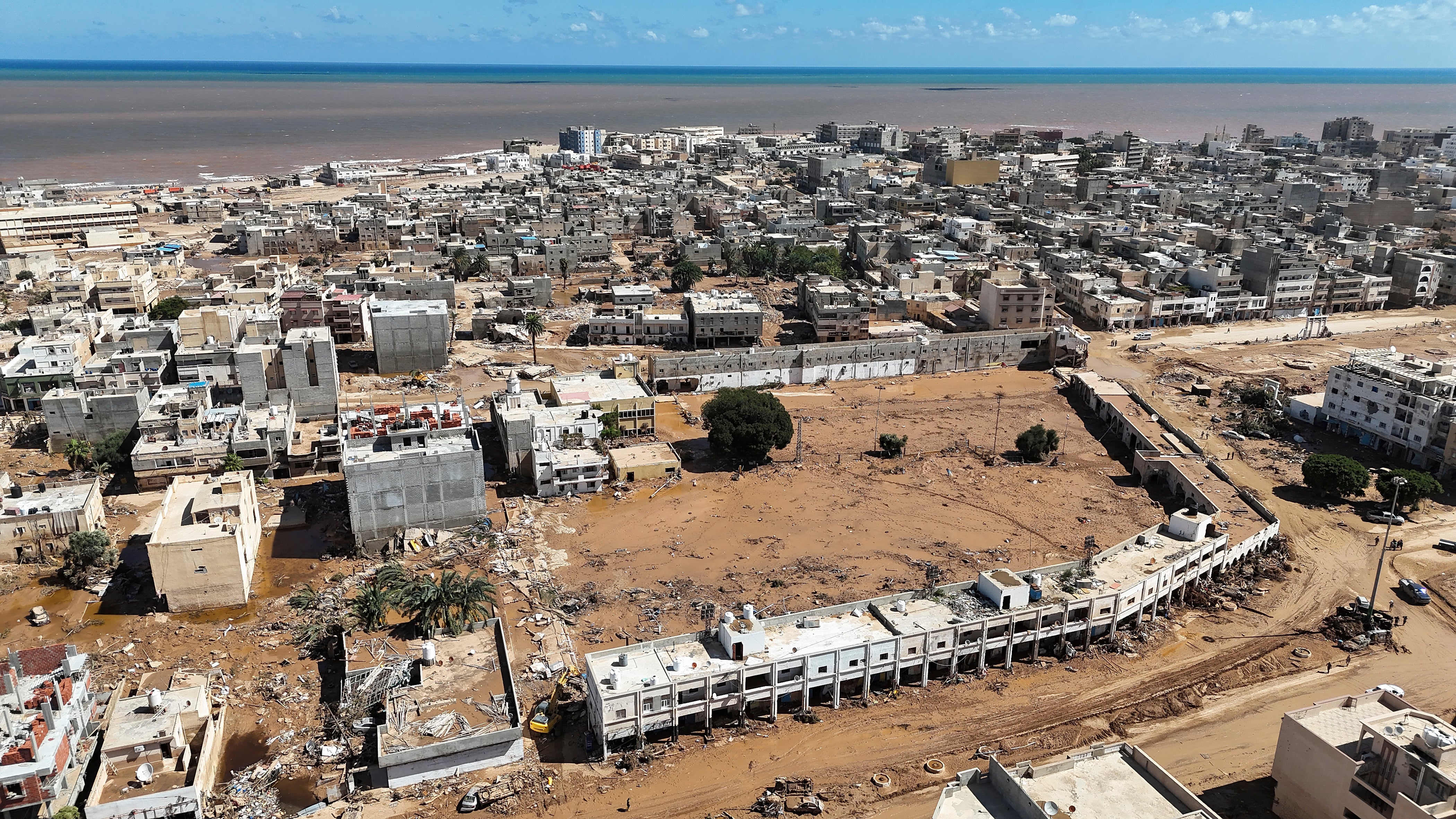 The flooded city of Derna