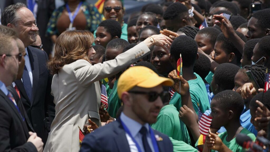 In Ghana, Kamala Harris 'excited about the future of Africa'