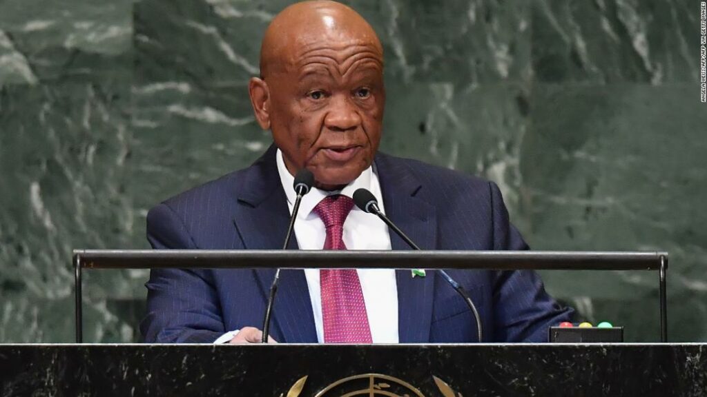 Lesotho Prime Minister Thomas Thabane to step down