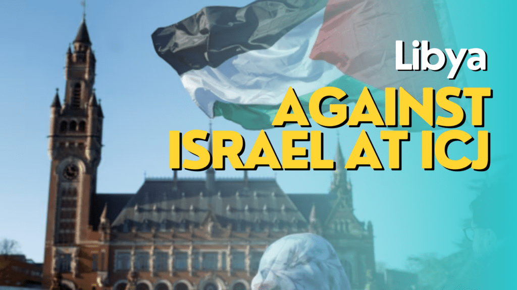 Libya against Israeli regime at ICJ