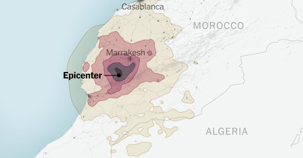 Maps: Where the Earthquake Struck Morocco