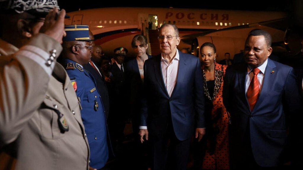 Russian FM Lavrov takes aim at 'West' during visit to Congo Brazzaville on Africa tour