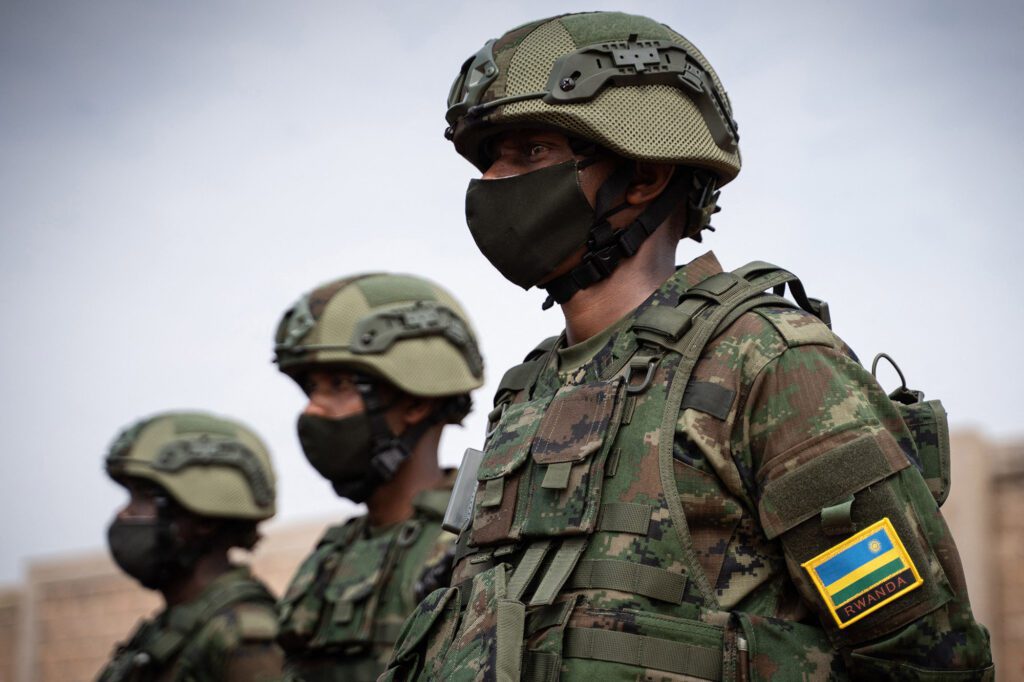 Rwandan soldiers in Kigali, Rwanda