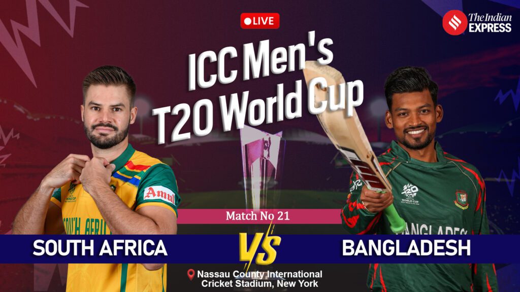 South Africa vs Bangladesh LIVE Score, T20 World Cup 2024: Toss, Playing XI updates; SA eye third win, New York pitch in focus | Cricket News