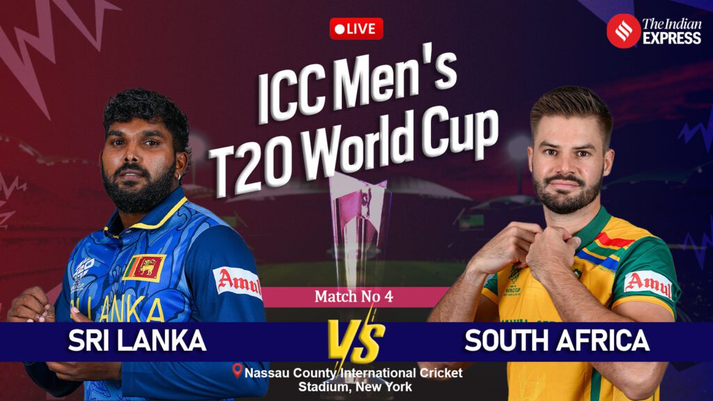 Sri Lanka vs South Africa LIVE Score, T20 World Cup 2024: SL 40/5; Maharaj, Nortje trigger collapse | Cricket News