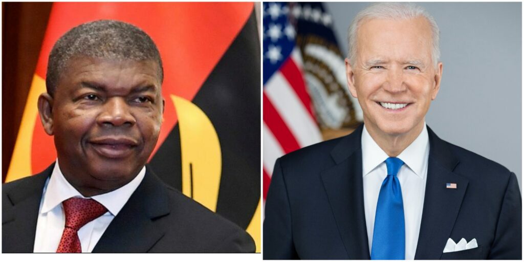  Angola president, João Lourenço and President Joe Biden