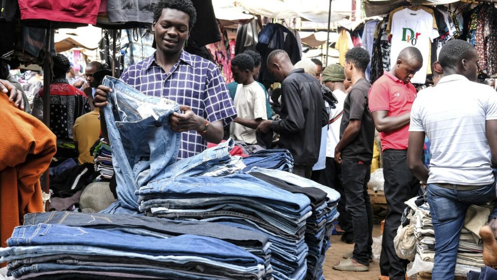 Used clothing from the West is a big seller in East Africa. Uganda's leader wants a ban