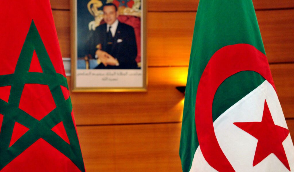 Why did Algeria cut diplomatic ties with Morocco?