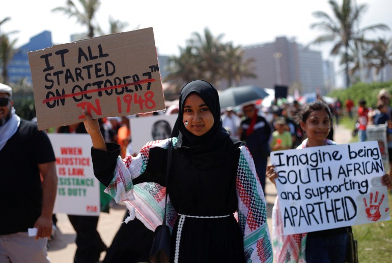 Pro Palestine rally in South Africa