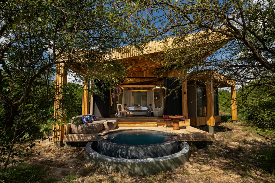Tanzania Grumeti Serengeti River Lodge Room Suite. PHOTO: andBeyond
