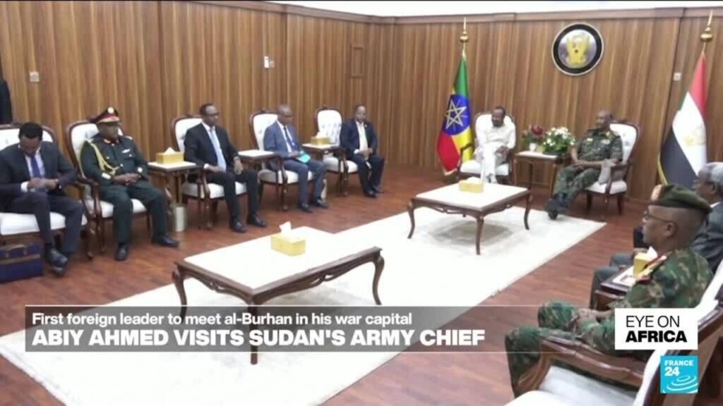 Sudan army chief Burhan hosts Ethiopia's Abiy Ahmed