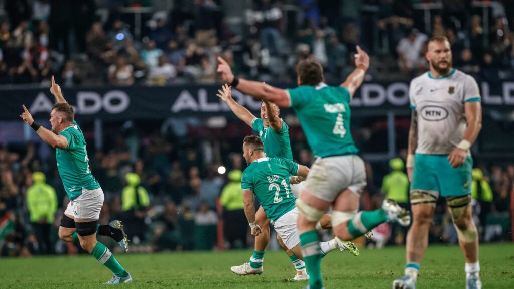 South Africa 24 - 25 Ireland