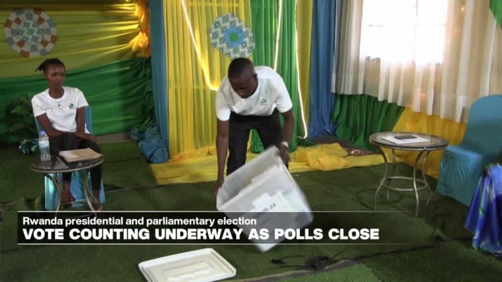 Rwanda :vote counting underway as polls close