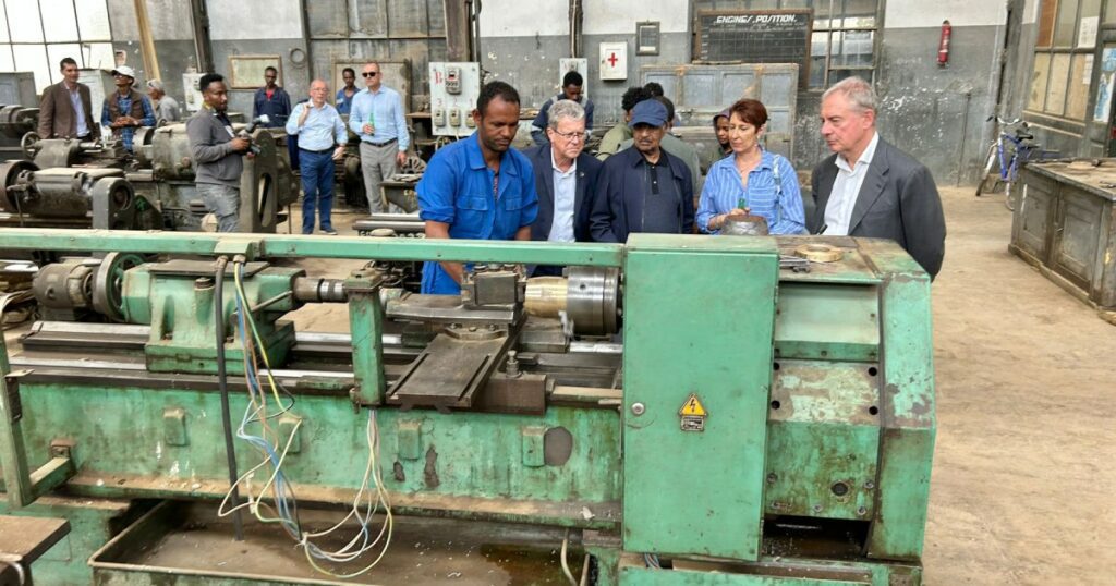 Minister of Business and Made in Italy, Adolfo Urso visit old railway station in Eritrea - Strategic Partnership