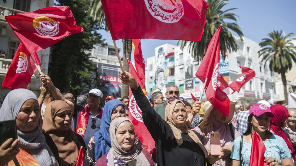 Public workers strike in Tunisia, signaling national crisis