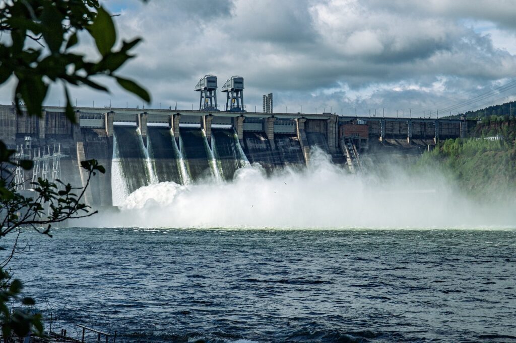 A hydroelectricity dam