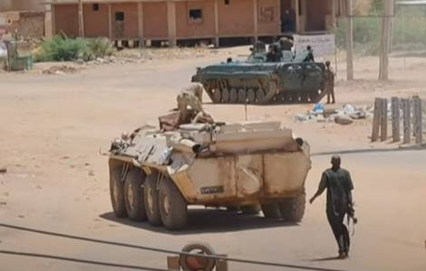 AFRICA/SUDAN - Army offensive in Khartoum in the grip of intense fighting