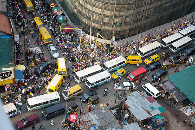 Nearly 16 million people live in Lagos, Nigeria