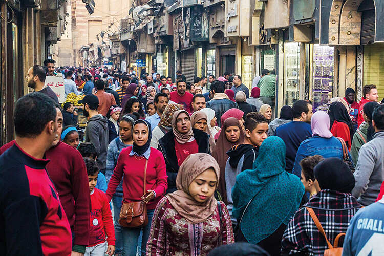 Cairo is one of Africa’s mega-cities, with a population of 22 million